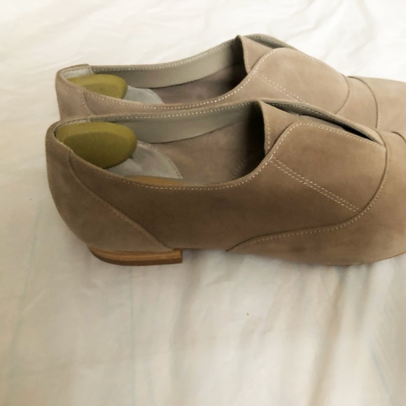 💥Super Sale💥 Crown Vintage Jan Brown Leather Nubuck Loafer Slip On Size 6 NEW - Picture 3 of 6